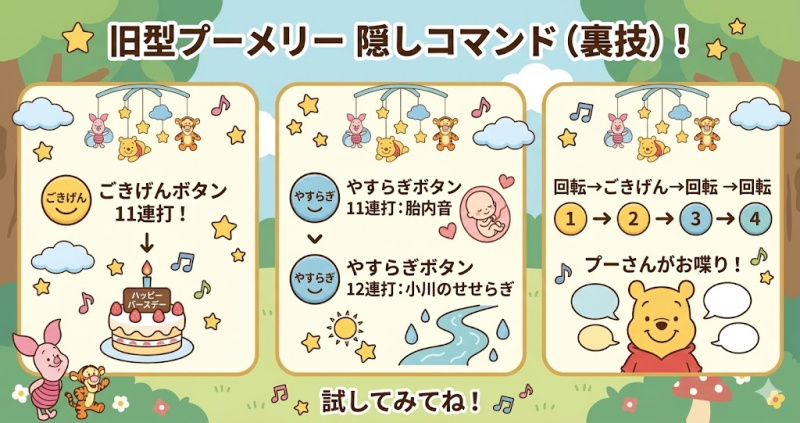 旧型の隠しコマンド