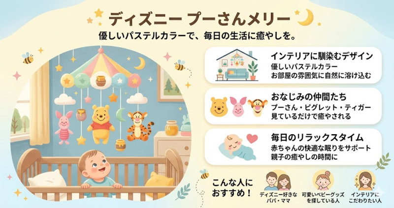 ディズニーやプーさんが大好き