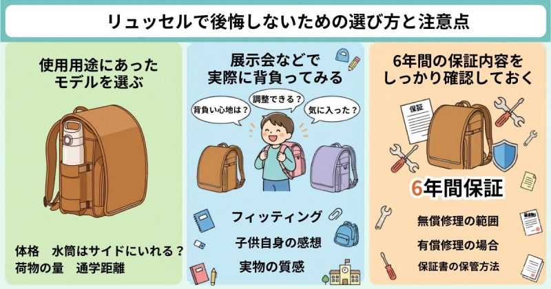 リュッセルで後悔しないための選び方と注意点