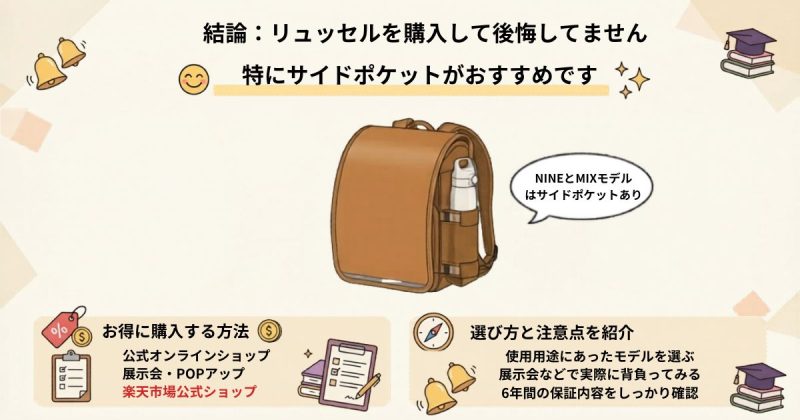 リュッセルはデメリットを理解して選べば後悔しない！