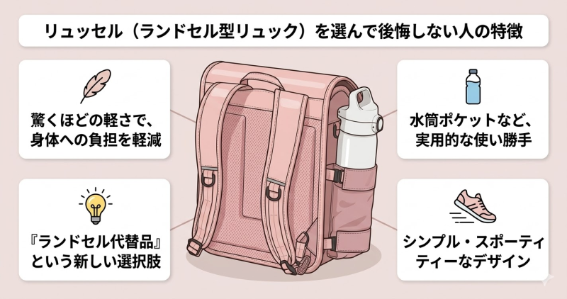 リュッセルを買って後悔しない人の特徴