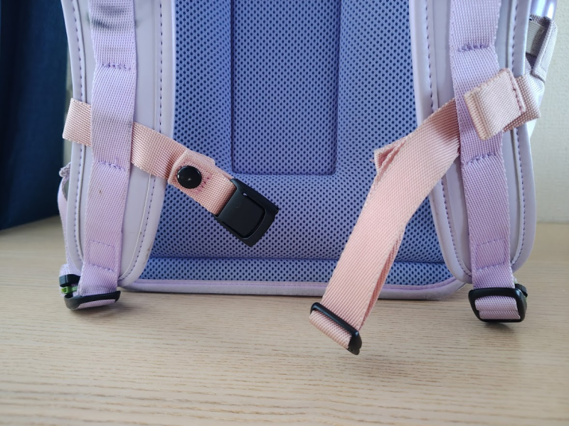 チェストストラップで安定感アップ