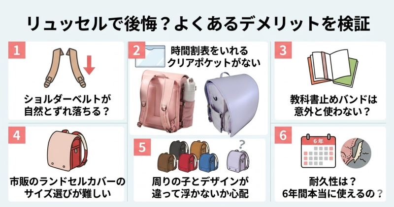 リュッセルで後悔？よくあるデメリットを検証